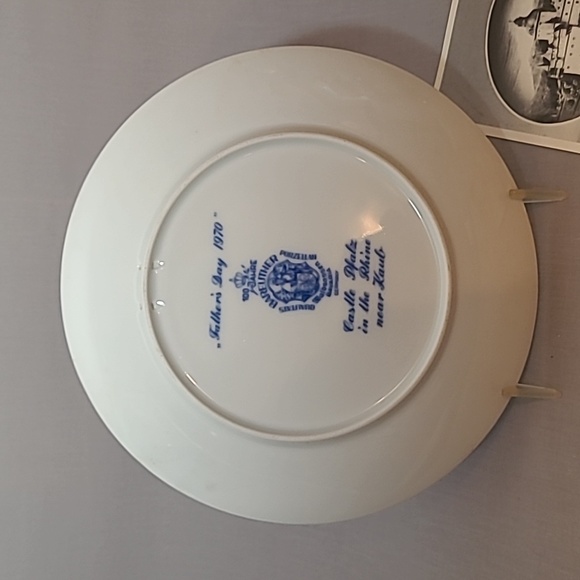 Bareuther Datertag 1970 Castle Pfalz Porcelain Plate - Picture 3 of 6